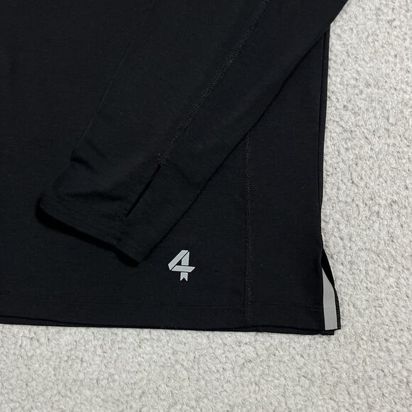 Four laps 1/4 Zip Pullover Mens Large Lightweight Stretch Workout Active Jacket - Picture 8 of 11